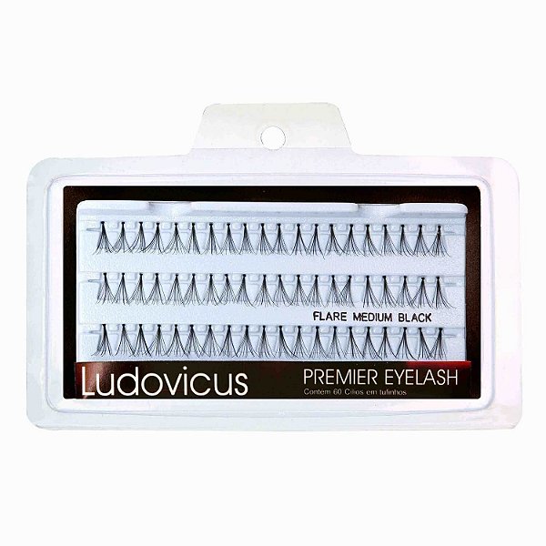 Cílios Tufinhos Ludovicus Flare Medium 10mm (Origem: Indonésia)