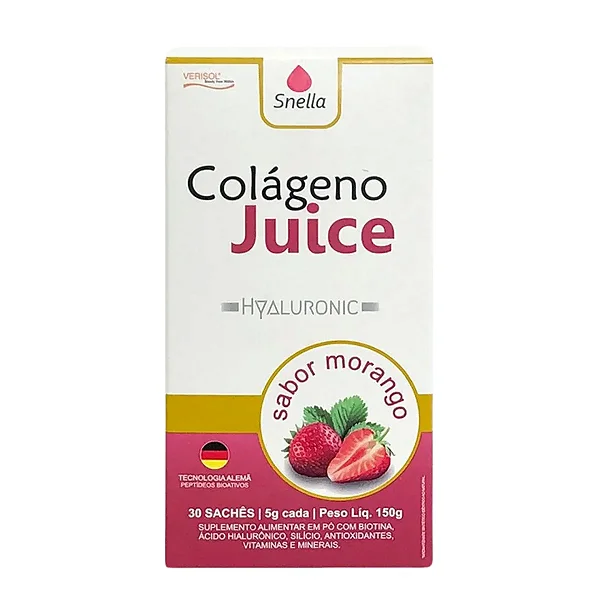 Colágeno Juice Hyaluronic  - Sabor Morango