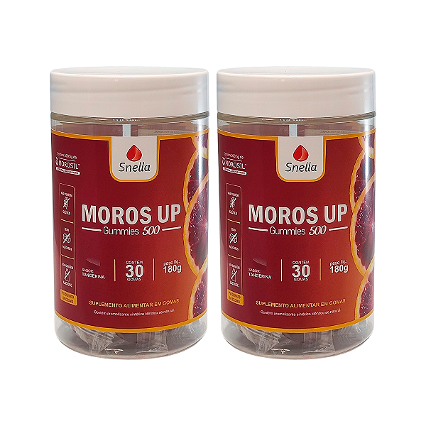 Moros Up Gummies - Sabor Tangerina - 2 Potes