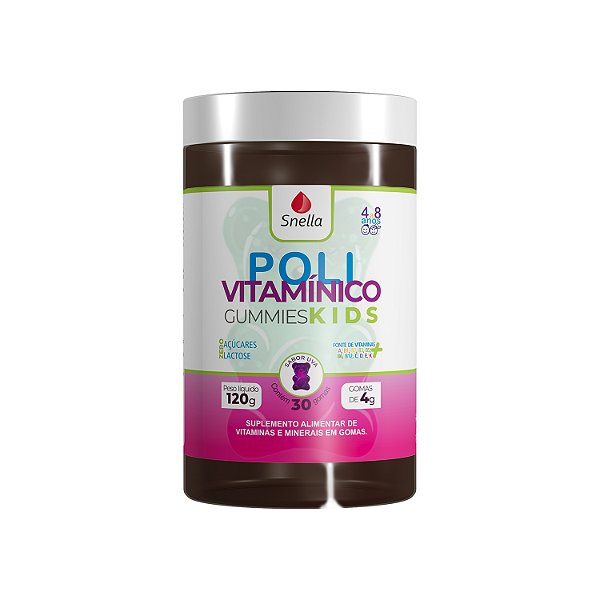 Polivitamínico Kids - Sabor Uva