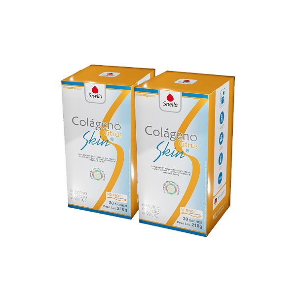 COLÁGENO VERISOL® CITRUS SKIN TANGERINA C/ 2 UNIDADES