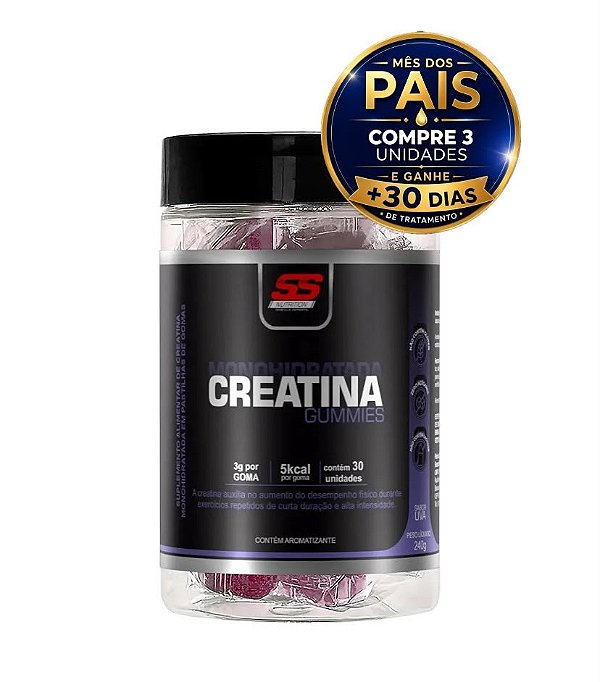 Creatina Gummies SS Nutrition - Sabor Uva