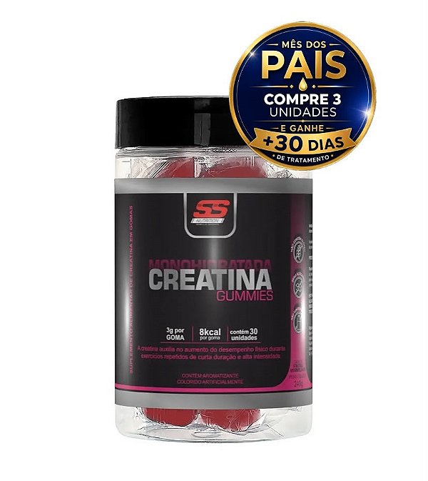 Creatina Gummies SS Nutrition - Sabor Frutas Vermelhas