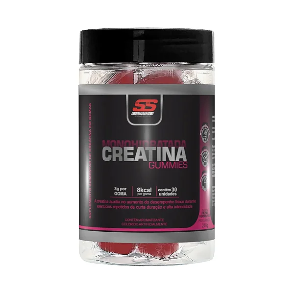 Creatina Gummies SS Nutrition - Sabor Frutas Vermelhas