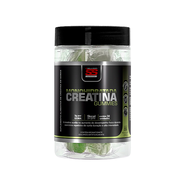 Creatina Gummies SS Nutrition - Sabor Maça Verde