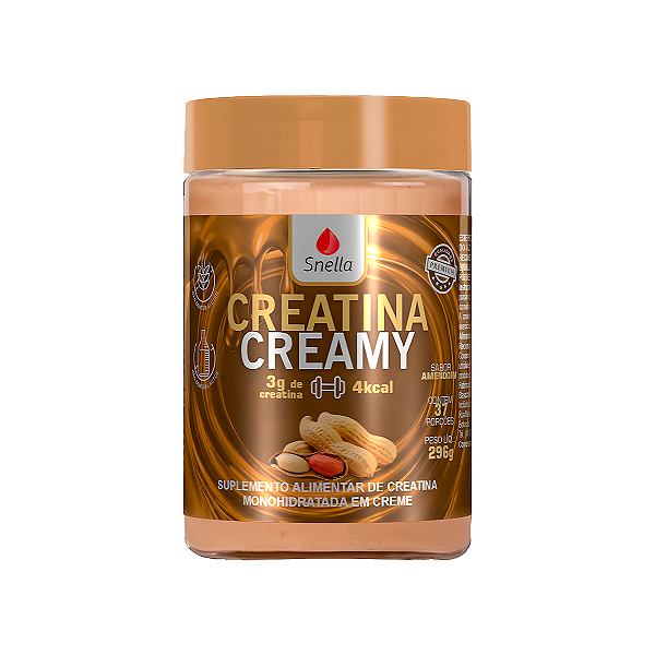 Creatina Creamy - Sabor Paçoca