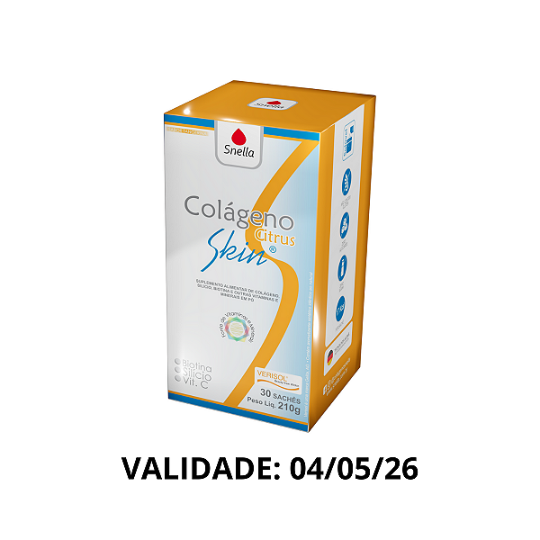 Colágeno Verisol Citrus Skin - Sabor Tangerina (Próximo da Validade)