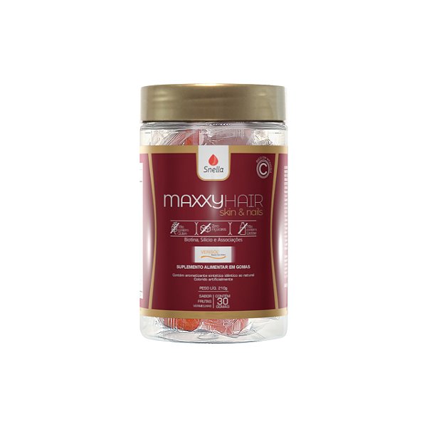 Gomas de Colágeno Verisol® Maxxy Hair Skin & Nails - Sabor Frutas Vermelhas