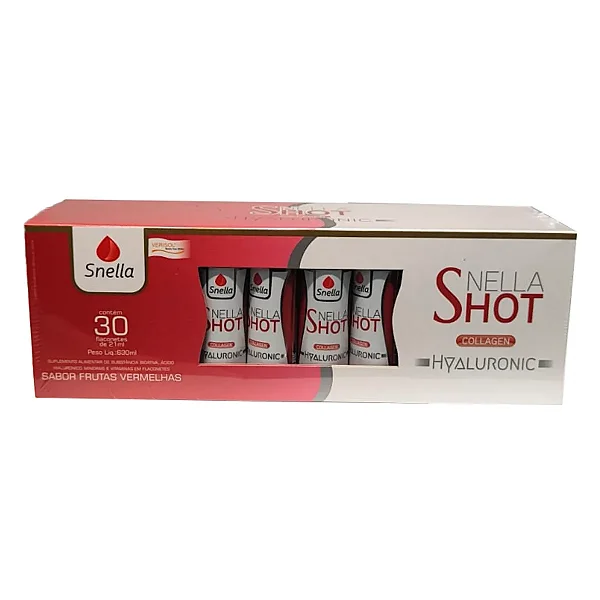 Colágeno Shot Hyaluronic - Sabor Frutas Vermelhas