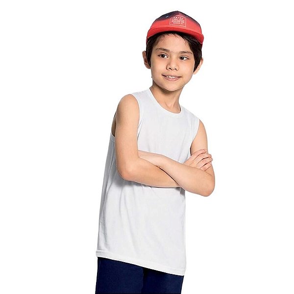 Regata Alakazoo Básica Lisa Infantil Menino