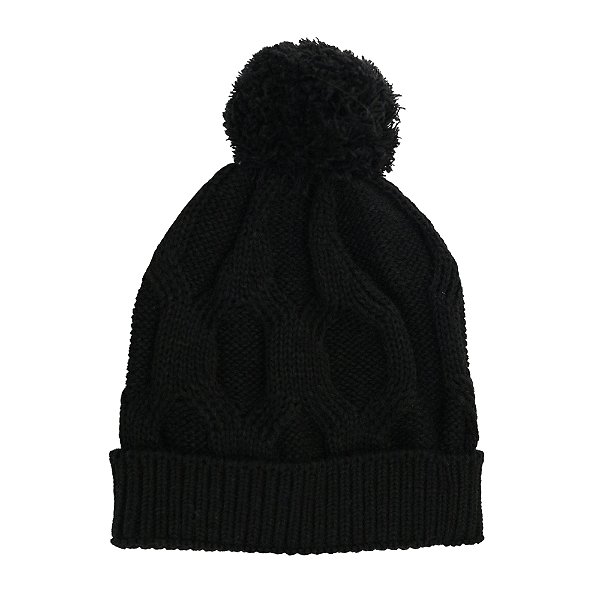 Gorro Ernest Tricot Com Pompom De Lã Para Frio Unissex