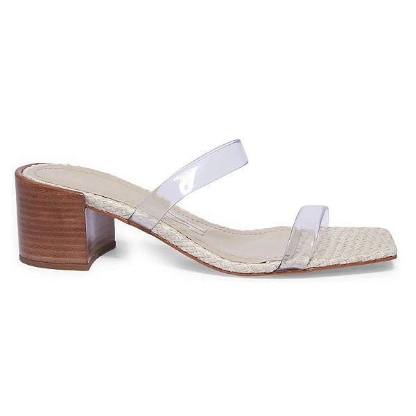Mule Santa Lolla Palha Natural Feminino