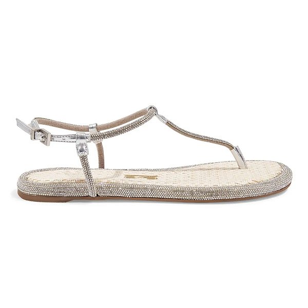 Rasteira Santa Lolla Strass Brilho Feminina