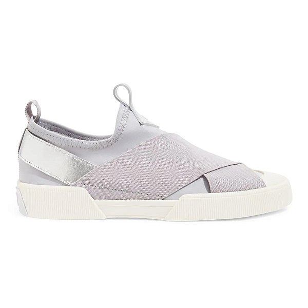 Tênis Santa Lolla Neoprene Faixas Elástico Cinza Feminino