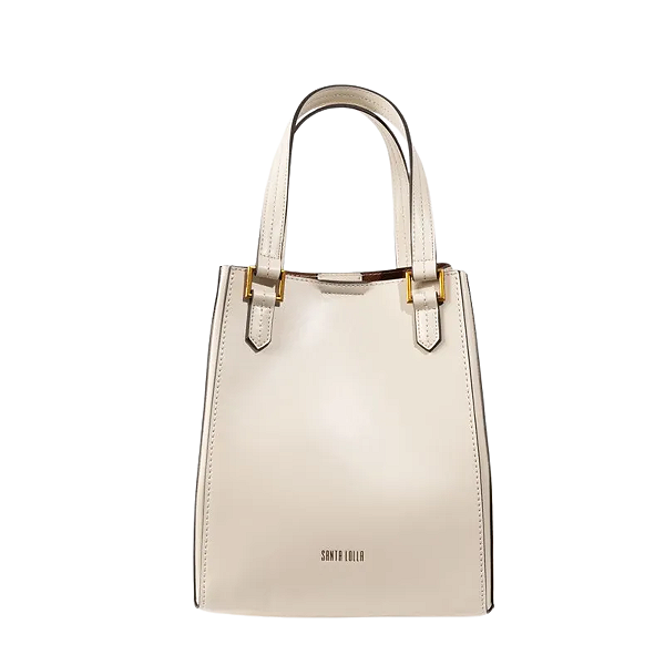 Bolsa Santa Lolla Shopper Soft Alça Ombro Marfim