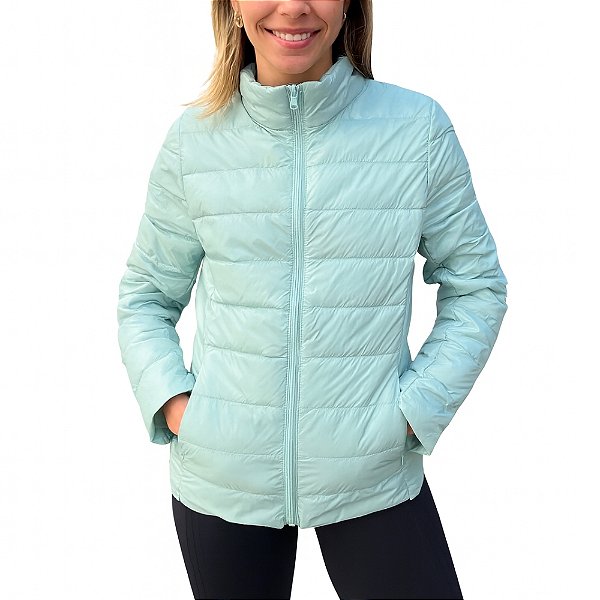 Jaqueta Miose Pluma de Ganso Nylon Puffer Feminina
