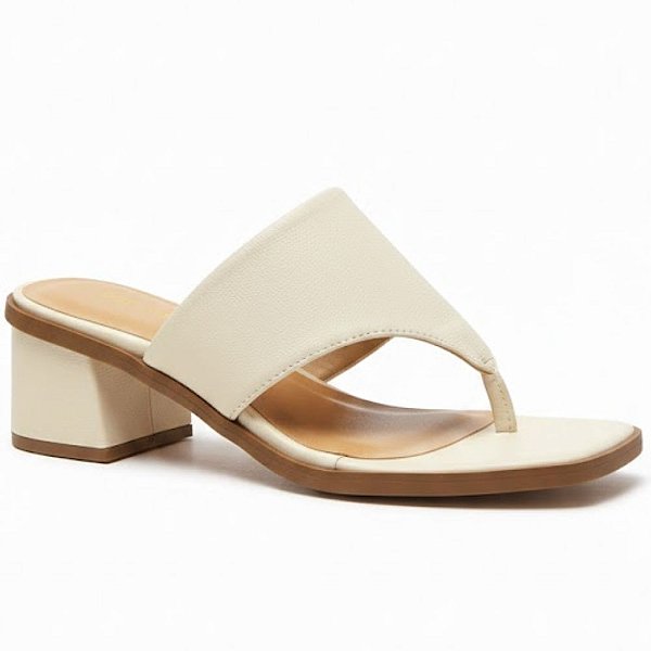 Tamanco Ernest Salto Bloco Grosso Médio Casual