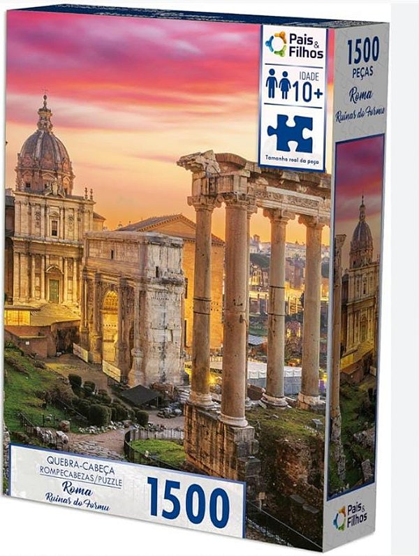 Quebra Cabeça Roma ruinas do fórum - 1500pçs
