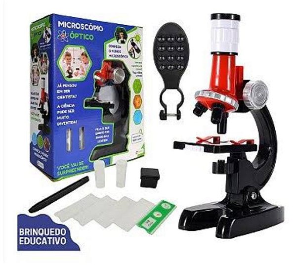 Microscópio Óptico Infantil  | Brinquedo Educativo de Ciências