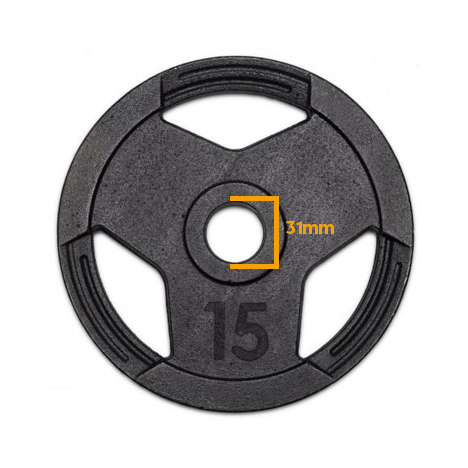 Anilha Sport  Pintada - Furo 31mm - 25kg