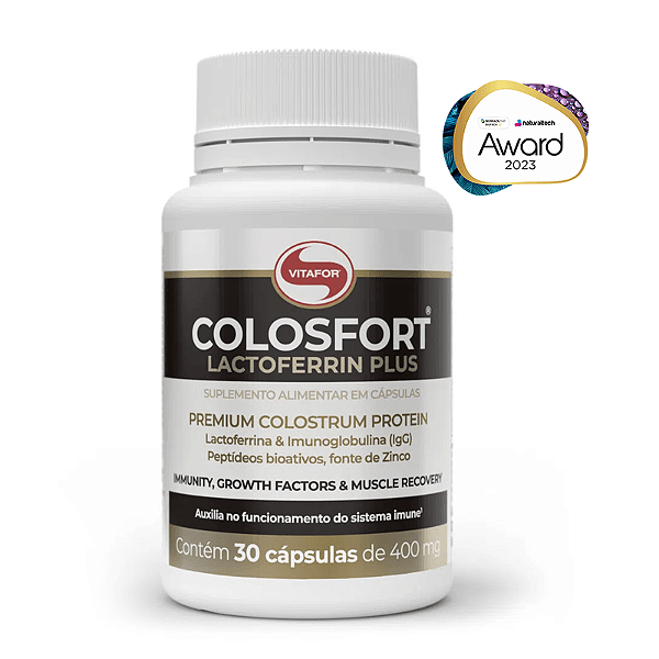 Colosfort Lactoferrin plus - 30 cap 400mg - Vitafor