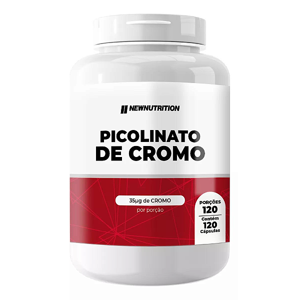 Picolinato De Cromo 120 Caps - Newnutrition