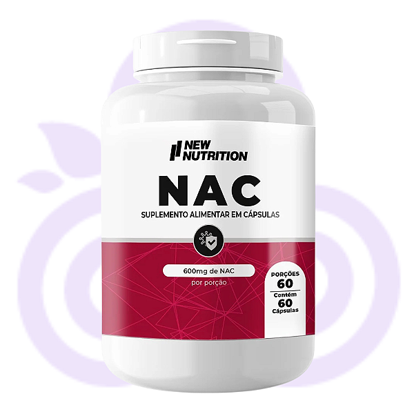 NAC N-acetilcisteína 600mg – 60 cápsulas - Newnutrition