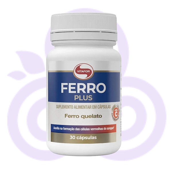 Ferro plus - 30 cap 500mg - Vitafor