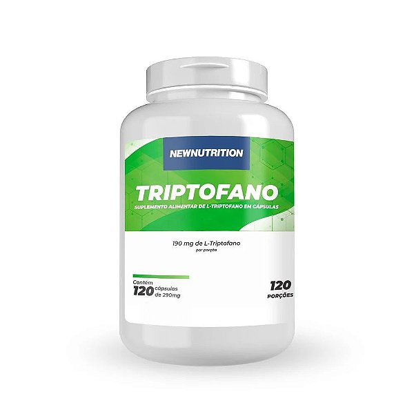 Triptofano 120 Cápsulas de 290mg - Newnutrition