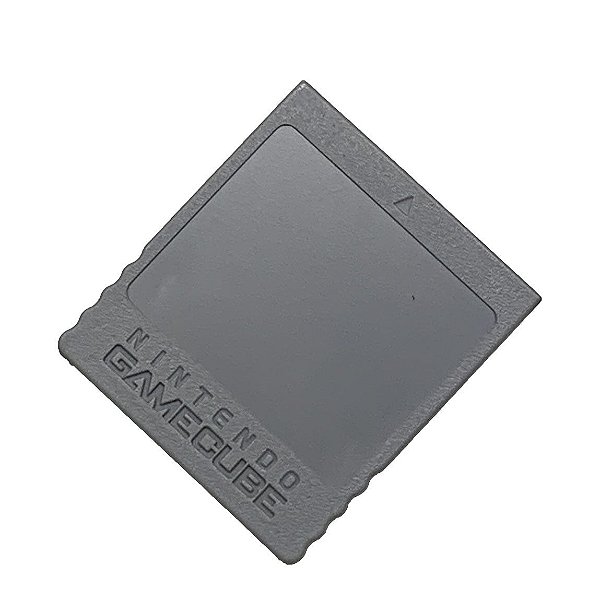 Memory Card Original Gamecube 59 Cinza Seminovo - Gamecube