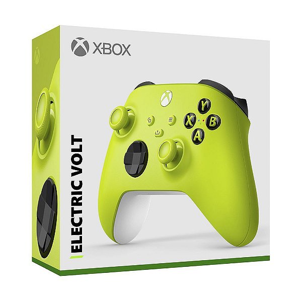 Controle Xbox Electric Volt Sem Fio - Series X, S, One - Verde