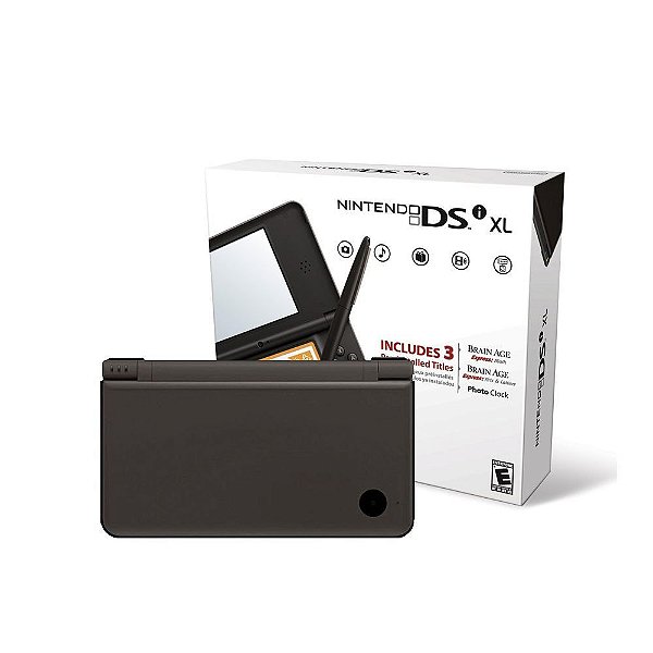 Console Nintendo DSi XL Marrom Completo Seminovo - Nintendo