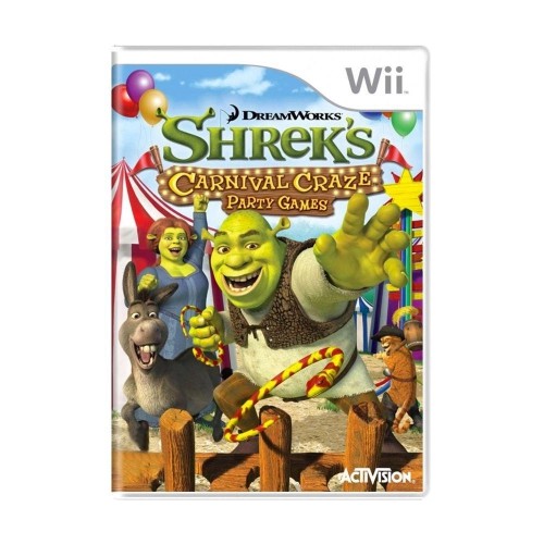 Shrek Carnival Craze Party Games Seminovo - Nintendo Wii