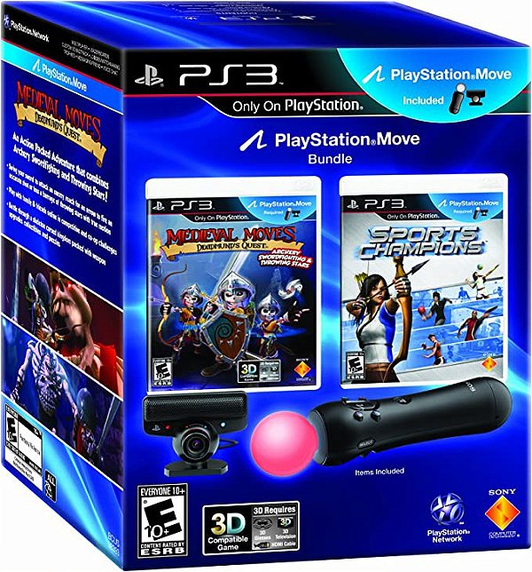 Paquete Playstation Move Seminovo - PS3