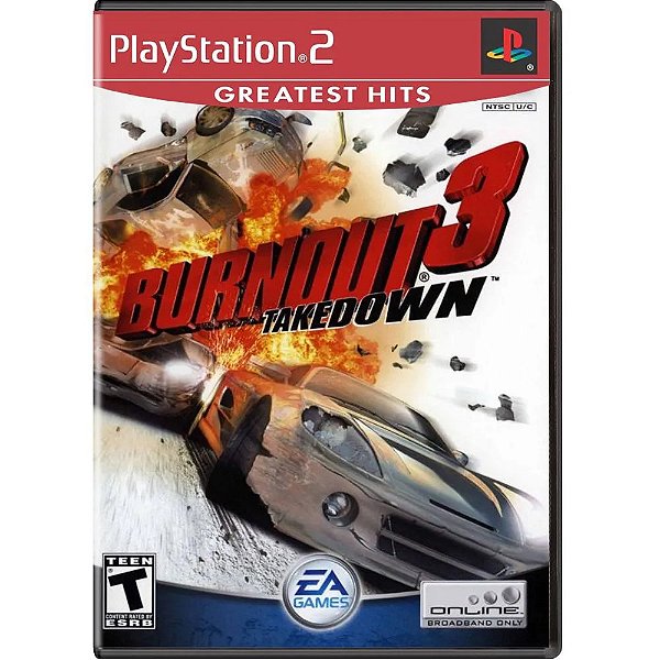 Burnout 3 Takedown Seminovo - PS2