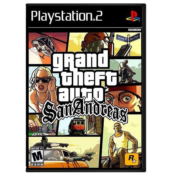 Grand Theft Auto San Andreas Seminovo - PS2