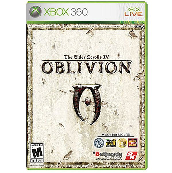 Elder Scrolls IV: Oblivion Platinum Seminovo – Xbox 360
