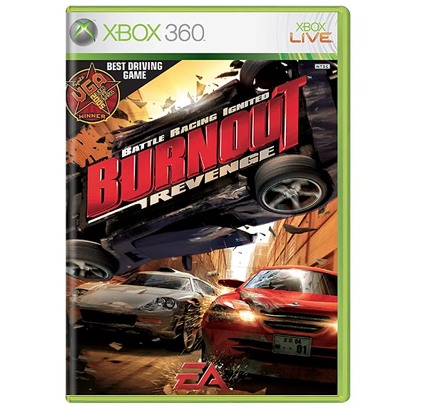 Burnout Revenge Battle Racing Ignited Seminovo - Xbox 360