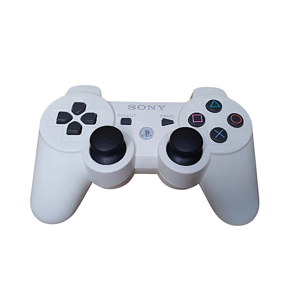Controle DualShock 3 Branco Seminovo – PS3