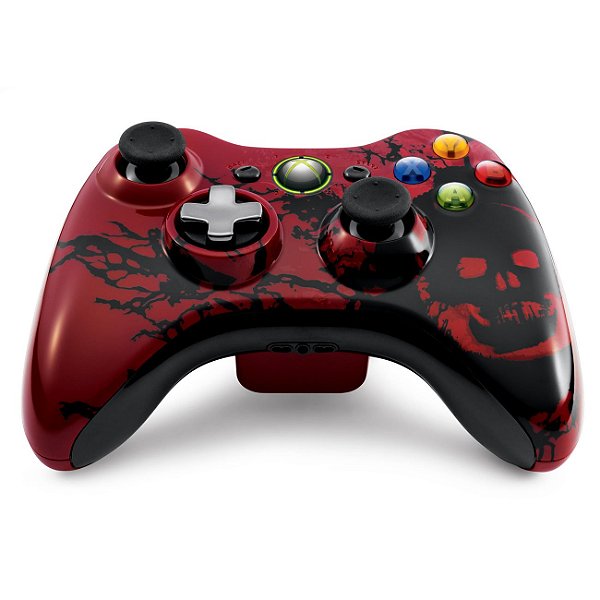 Controle Xbox 360 Sem Fio Gears of War Edition Sem DPAD Seminovo