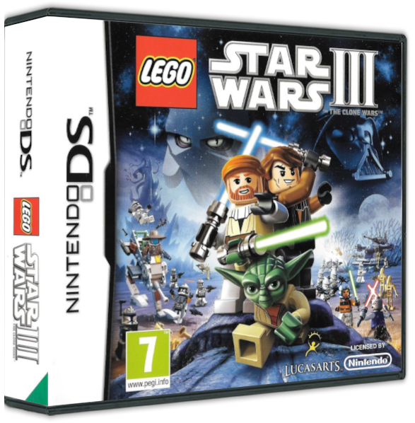 LEGO Star Wars III  The Clone Wars França Seminovo - DS