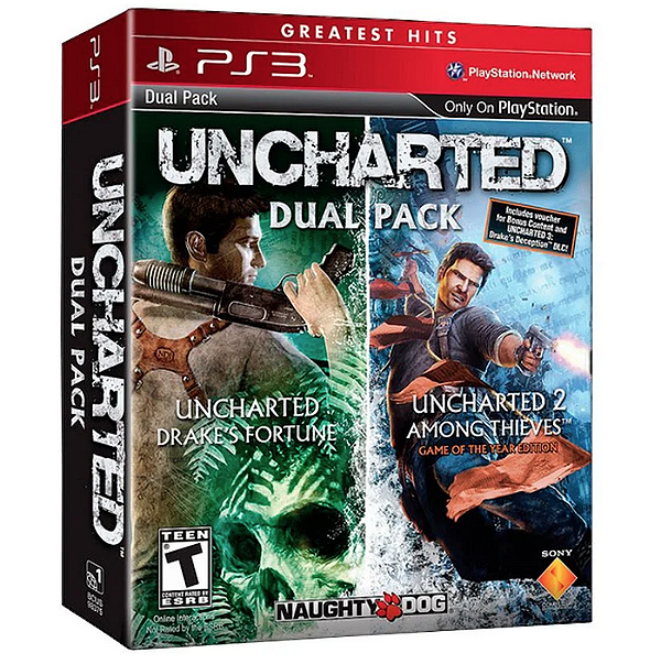 Uncharted Dual Pack Seminovo - PS3
