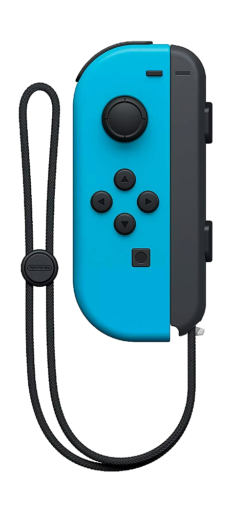 Controle Joy-Con Esquerdo Neon Blue Seminovo Sem Strap - Nintendo Switch