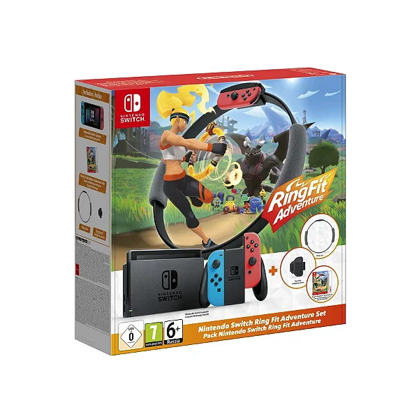 Console Nintendo Switch 32GB Ring Fit Adventure Set Pack - Nintendo Switch