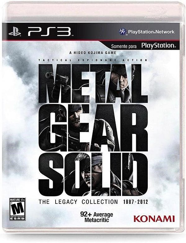 Metal Gear Collection The Legacy Collection Seminovo - PS3