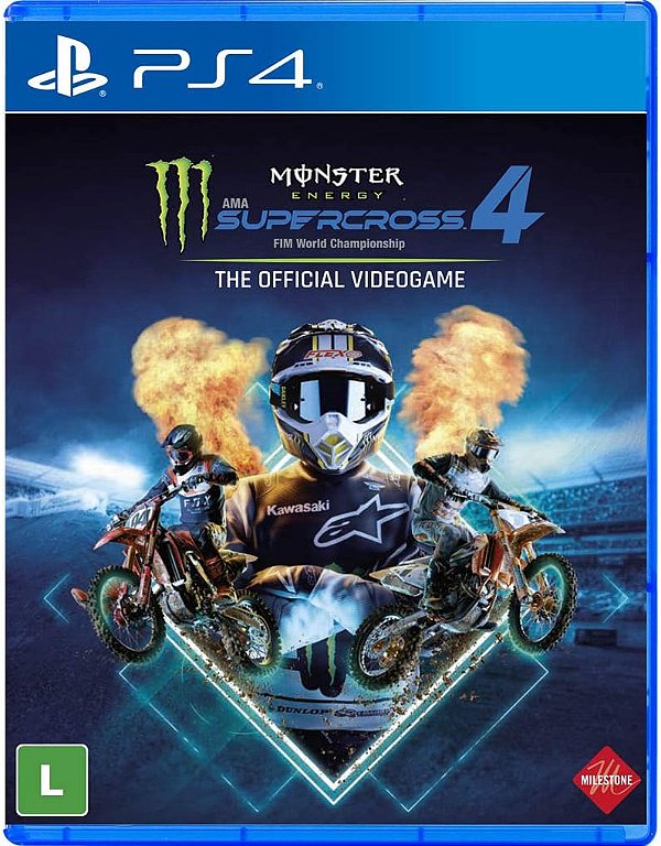 Monster Energy Supercross 4 Seminovo - PS4