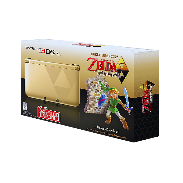 Console Nintendo 3DS XL Edição Limitada (The Legend of Zelda) Com Caixa Seminovo –  Nintendo