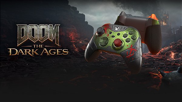 Controle Sem Fio Xbox DOOM The Dark Ages Edição Limitada