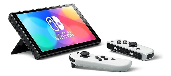 Console Nintendo Switch Oled 256GB Branco Desbloqueado Seminovo