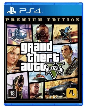 Grand Theft Auto V GTA V Premium Edition Seminovo – PS4